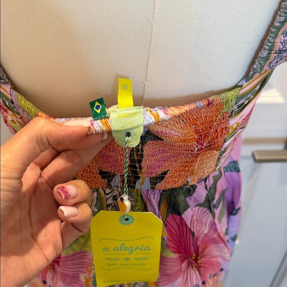 FARM Rio Floral Maralina Long Dress Size M - Picture 8 of 10